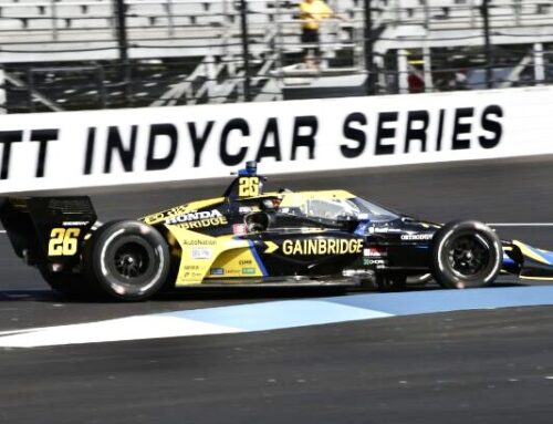 IndyCar GP de Indianápolis: Colton Herta (Dallara-Honda de Andretti) gana una carrera llena de emoción sobre una pista mojada.