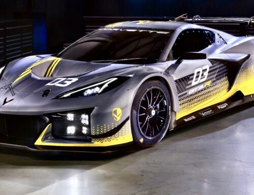 Chevrolet presenta el Corvette Z06 GT3.R en Daytona. Está pensado para competir en la  clase FIA GT3.