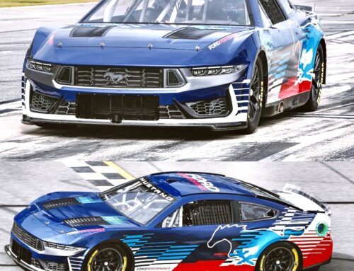 Ford presenta su nuevo Mustang para la NASCAR Cup Series.