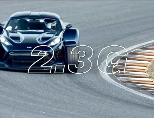 DONKERVOORT F22 / El Donkervoort bate el récord mundial de aceleración lateral. Es el primer automóvil de producción del mundo capaz de soportar fuerzas laterales de 2,3 g, es decir, 2,3 veces la aceleración debida a la gravedad.