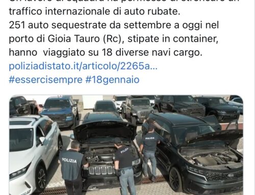 Mega robo de autos descubierto en Italia / 251 vehículos de lujo incautados por valor de 22 millones de euros.